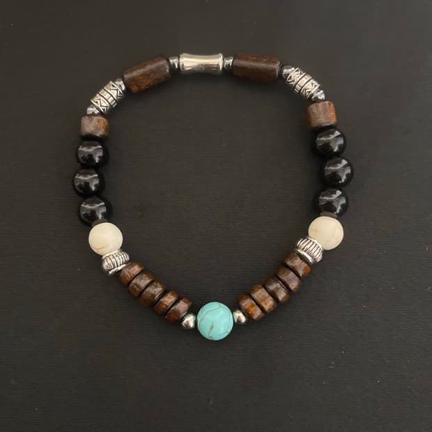 원석&우드 팔찌