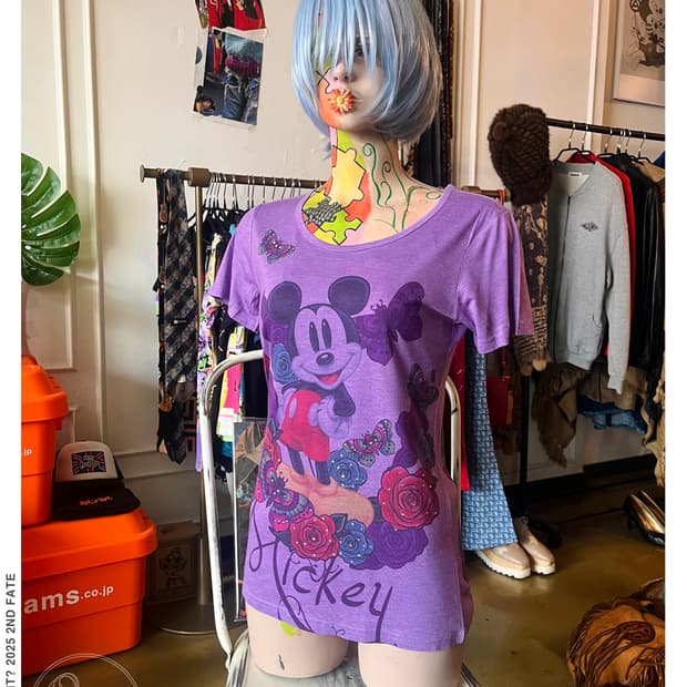 Disney Gothic Mickey & Cubic Trim Top 
