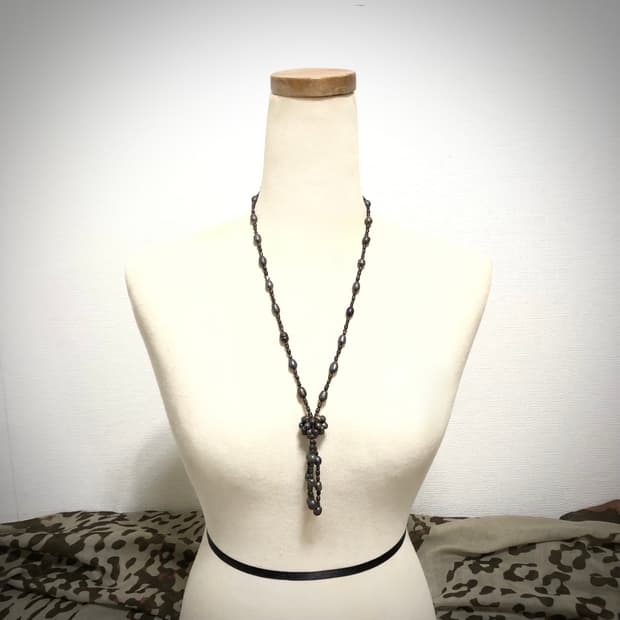 빈티지 롱 목걸이 페어리 오리엔탈 모리걸 하구미 그런지