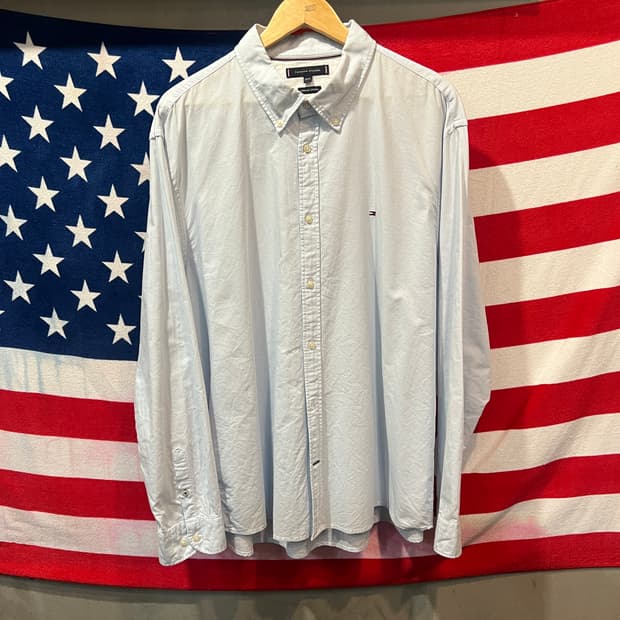 (3XL)타미힐피거 긴팔 셔츠
