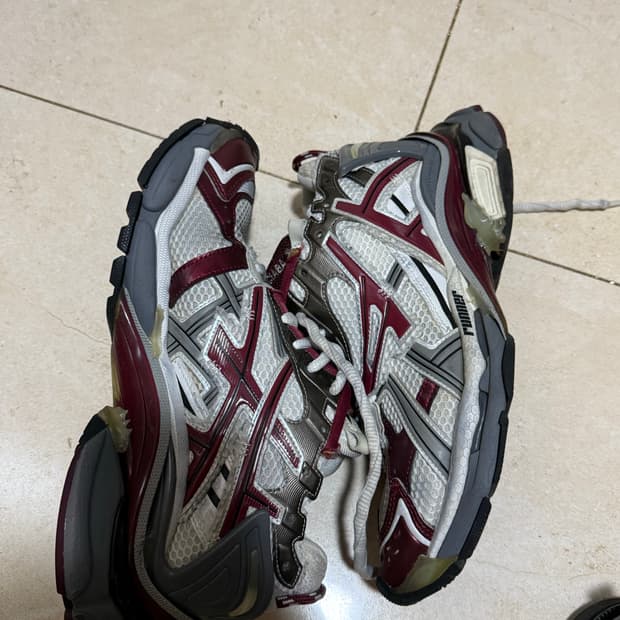 발렌시아가 뉴러너 버건디 40