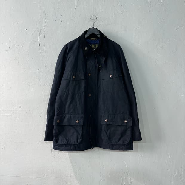 바버 retail frazer 왁스 자켓 M