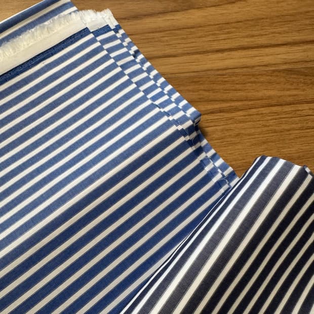 미사용 이탈리아 수입 셔츠원단 2매분량