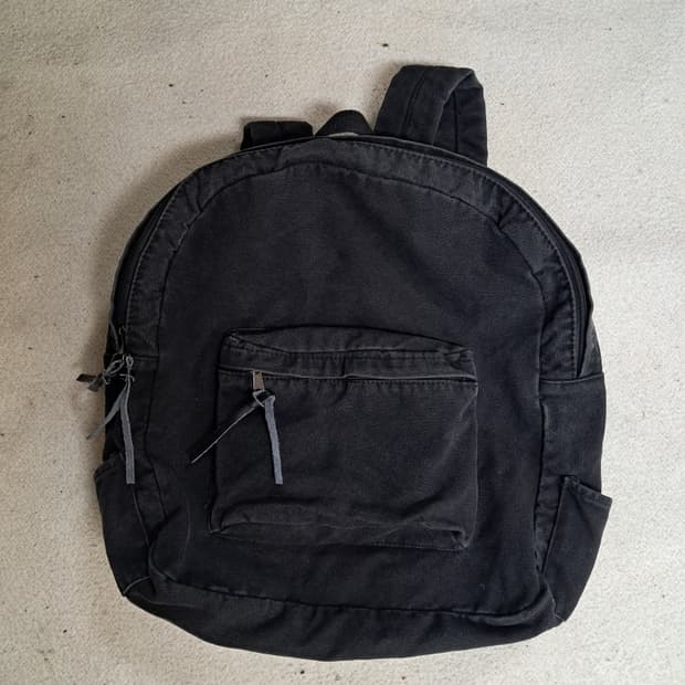 빈티지 캔버스 백팩