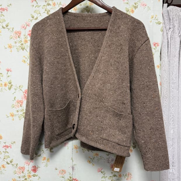 빈티지 크롭 가디건