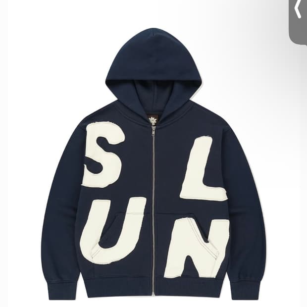 썬러브 후드집업 네이비 M