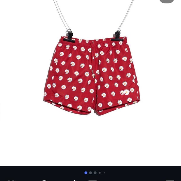 PMO DAISY ALLOVER SHORT PANTS #2 RED M