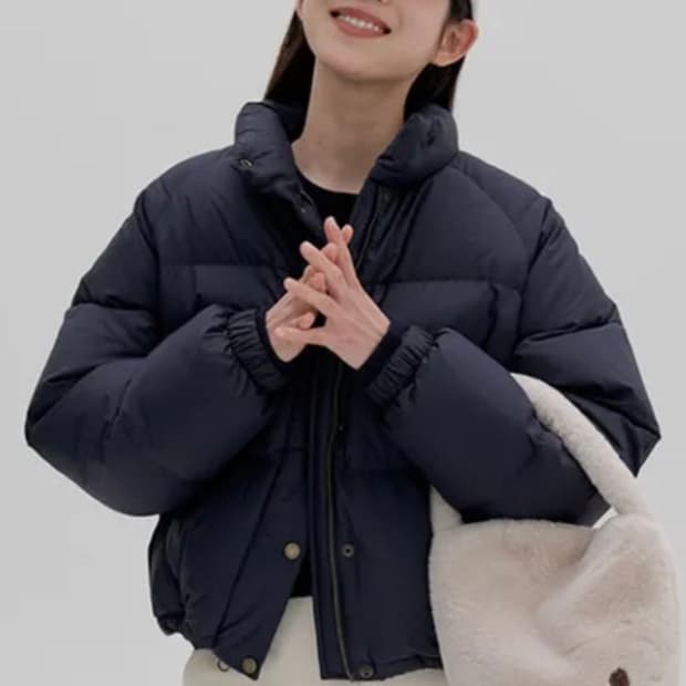 케즈 래글런 클래식 숏패딩(KD2DJF4102FNAY)