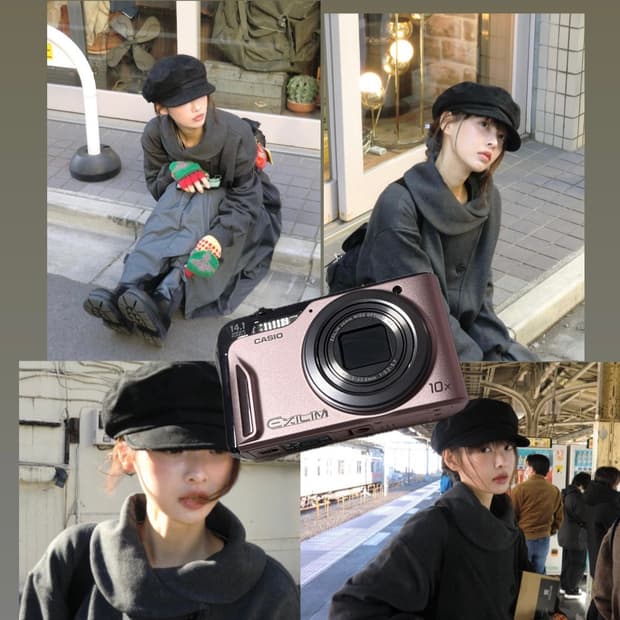 디자인 예쁜 카시오 엑슬림 EX-H15 작례o