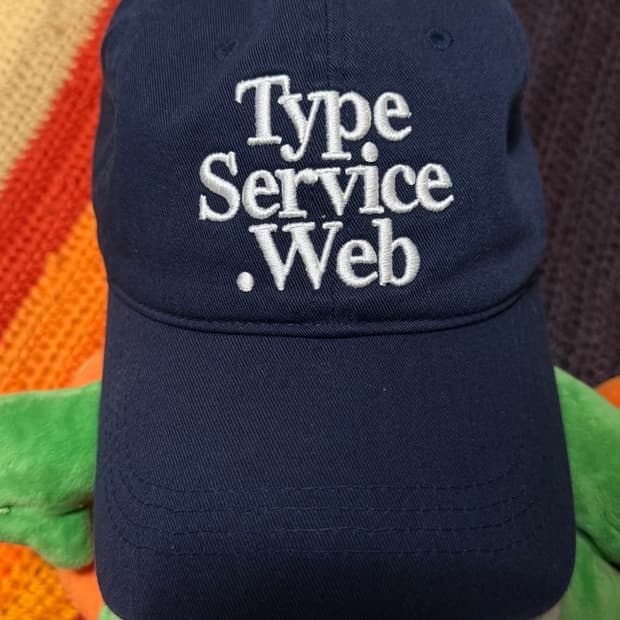 타입서비스웹 네이비 볼캡