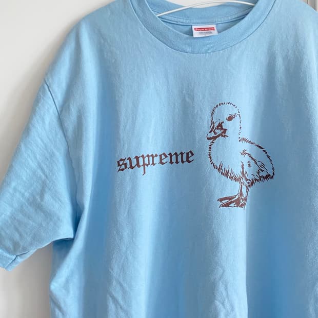 슈프림 덕티 duck tee L (m이랑 교신가능)