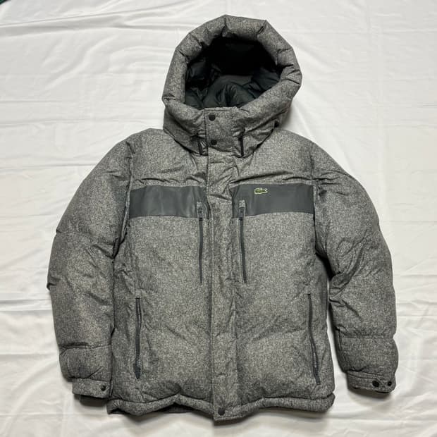 [100] 라코스테 덕다운 패딩 그레이