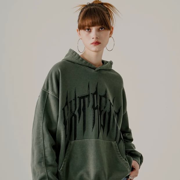 에즈카톤 카키 후드티