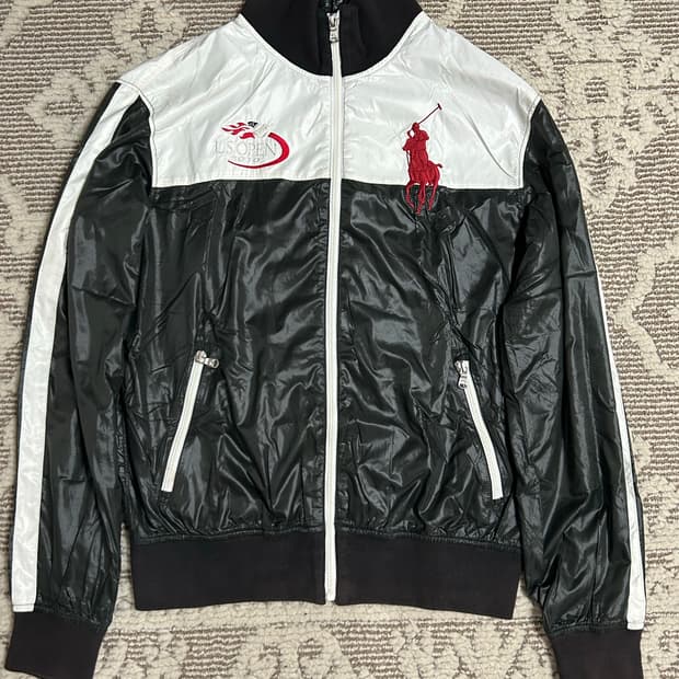 10s한정판 빈티지 빅포니 폴로 바람막이 자켓