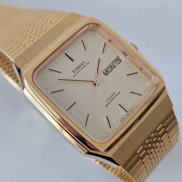 빈티지 시티즌 포르마 금장 쿼츠 민트급
