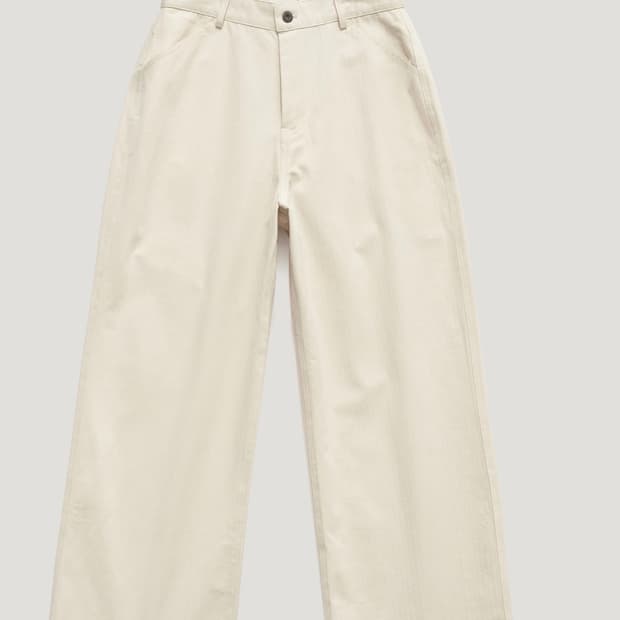 새상품) 파르벵 페일 헤링본 유틸리티 워크 팬츠(M) 아이보리