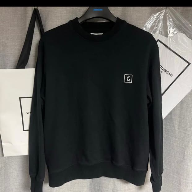 [정품/50] 우영미 백로고 맨투맨