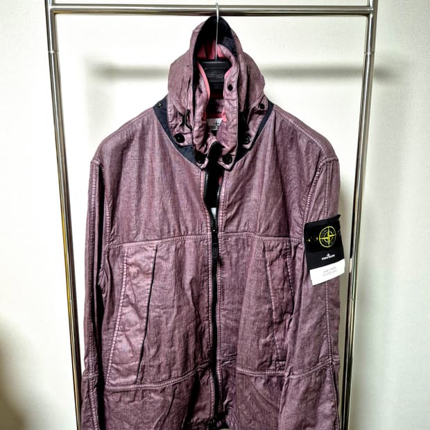 스톤아일랜드 RAW LINEN PLATED - OVD 자켓