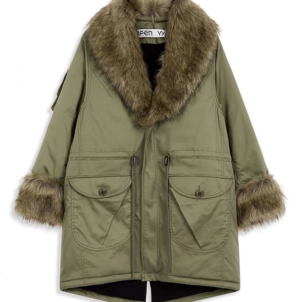 Open yy 오픈와이와이 사파리 자켓 카키 3사이즈