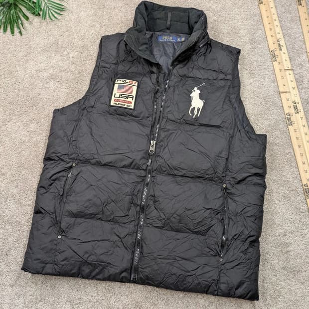 폴로 랄프 로렌 PRL67 알파인 스키 다운 패딩 조끼