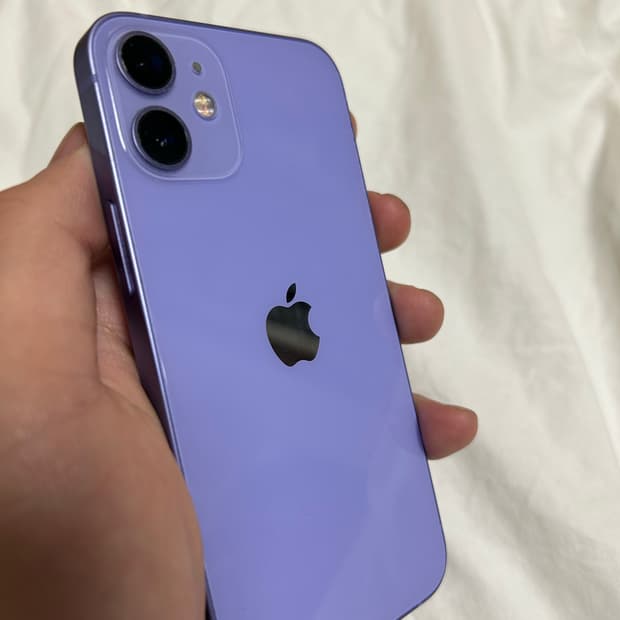 아이폰12미니 퍼플 128기가 판매