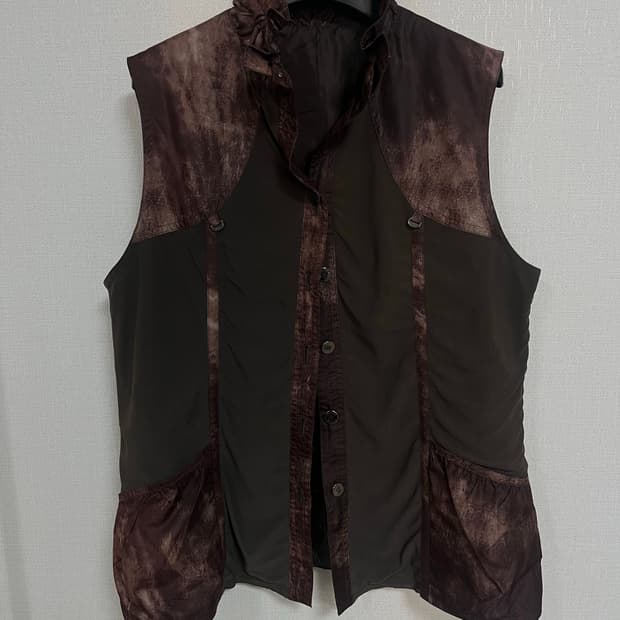 일본 빈티지 여성 조끼 M