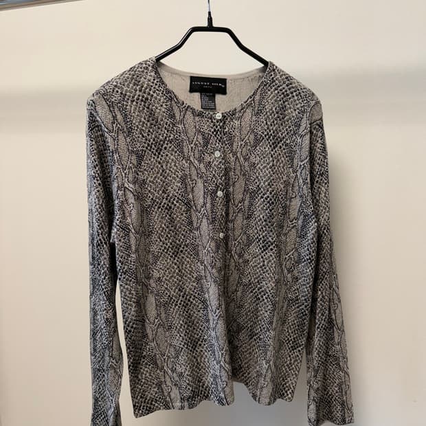 August silk cardigan 