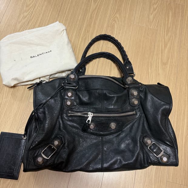 [정품] 발렌시아가 자이언트 시티 모터백 라지