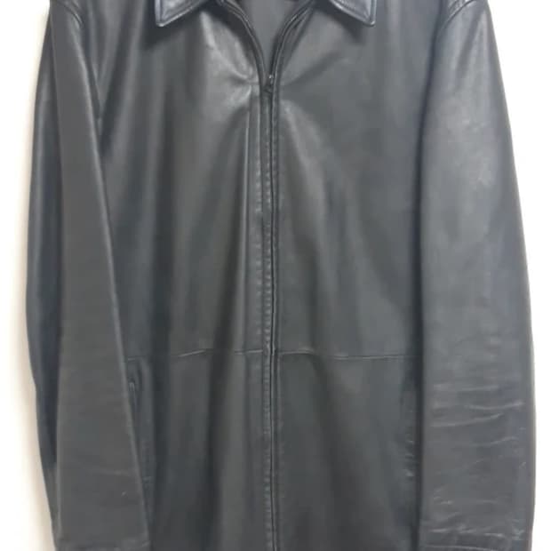 (택포)DKNY 송아지가죽 자켓