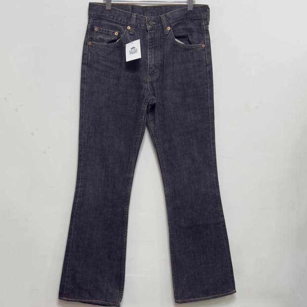 리바이스 517-09 흑청 데님팬츠 W30 L33