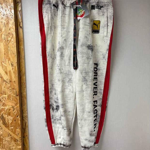 PUMA x A$AP Rocky Distressed 스웻팬트 화이트