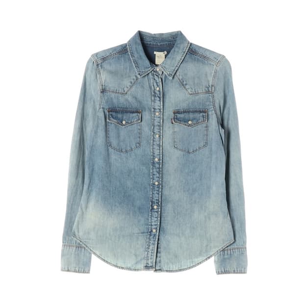 리바이스 웨스턴 데님 셔츠 S