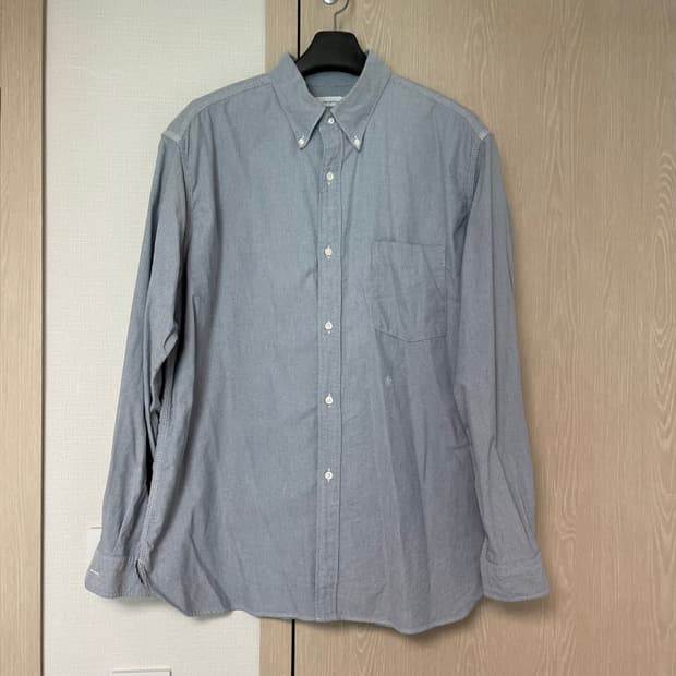 나나미카 버튼 다운 윈드 셔츠 GRAYISH NAVY XL