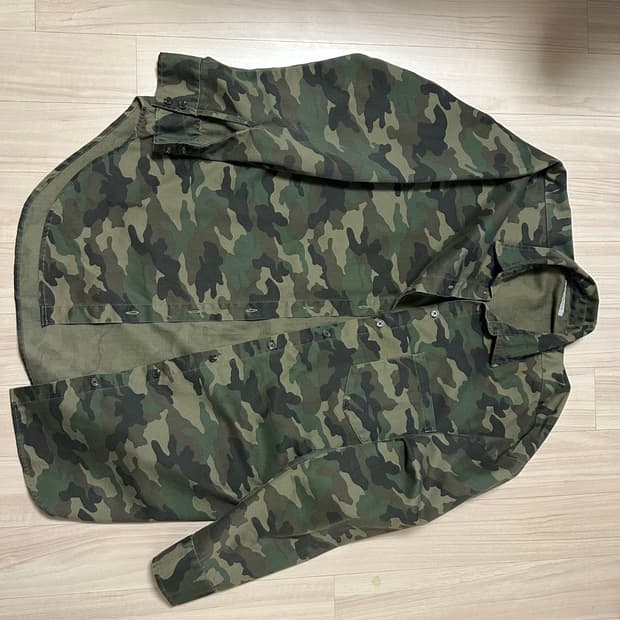 빈티지 카모셔츠