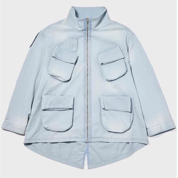 오픈와이와이CARGO POCKET FIELD JACKET (BLUE)