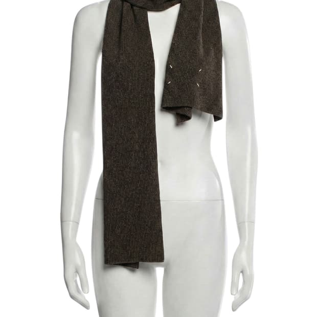 martin margiela, ribbed muffler