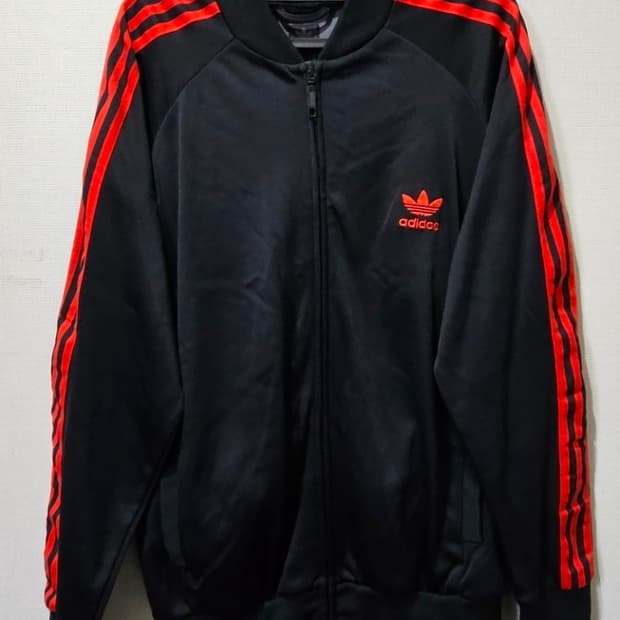 아디다스 검빨 트랙탑 져지집업 90~95 / S~M