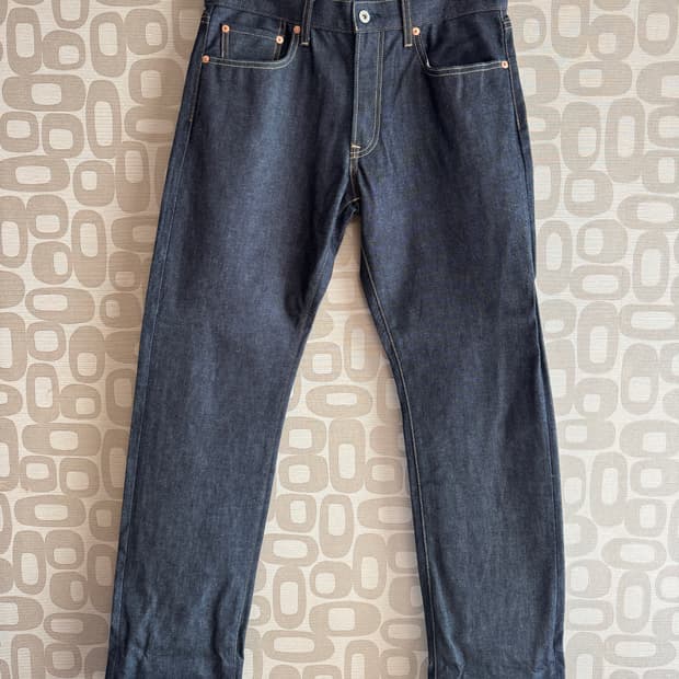 UNIQLO 유니클로 레귤러핏 셀비지 데님 청바지 31