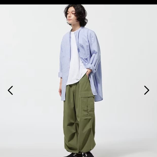XL) 유니클로 GU 수퍼와이드카고팬츠
