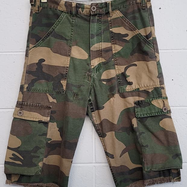 아티네로(ARTINERO) 빈티지 카모 밀리터리 하프팬츠(반바지) 판매
