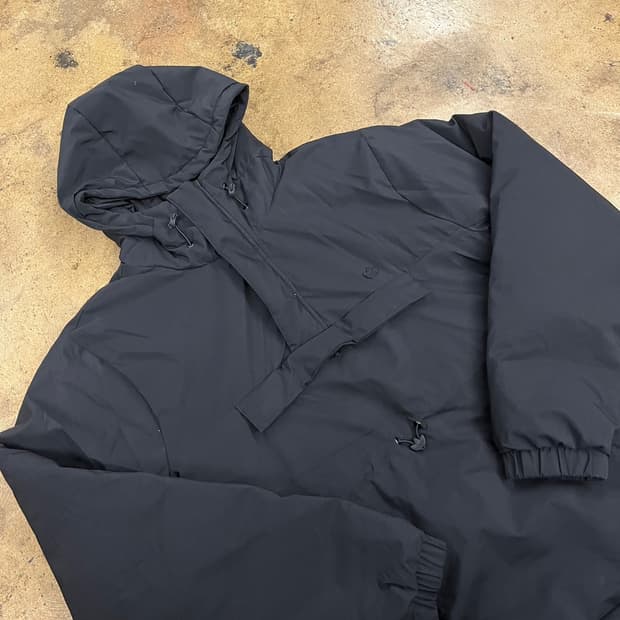 [정품/M] 아디다스 블랙 후드 아노락 패딩 b10