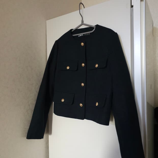 자라 네이비 자켓