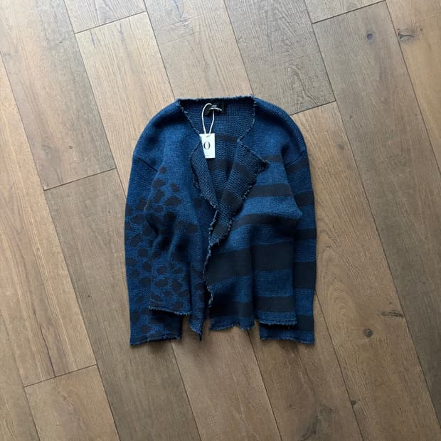 Archive Distressed Pattern Cardigan