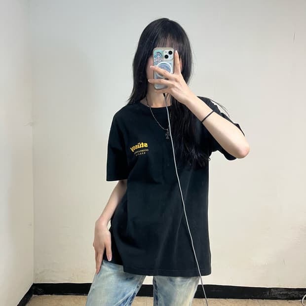 Stussy wind flower t-shirt