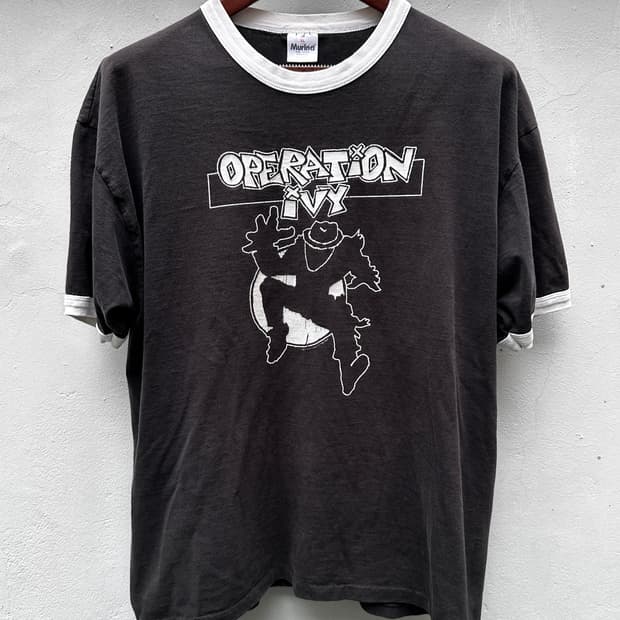 80s og operation ivy 링거 밴드티