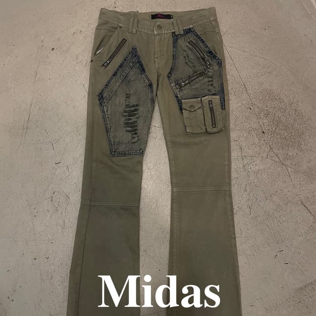 Midas archive boots-cut pants