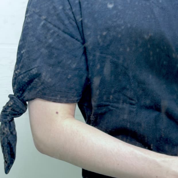 제이더블유엔더슨 소매 매듭 반팔