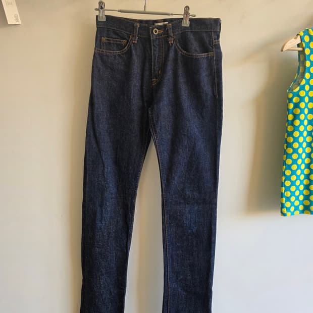 히스테릭 글래머 스트레이트 데님 진