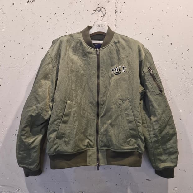 예일 YALE 올리브 MA-1 항공 점퍼 M 새상품