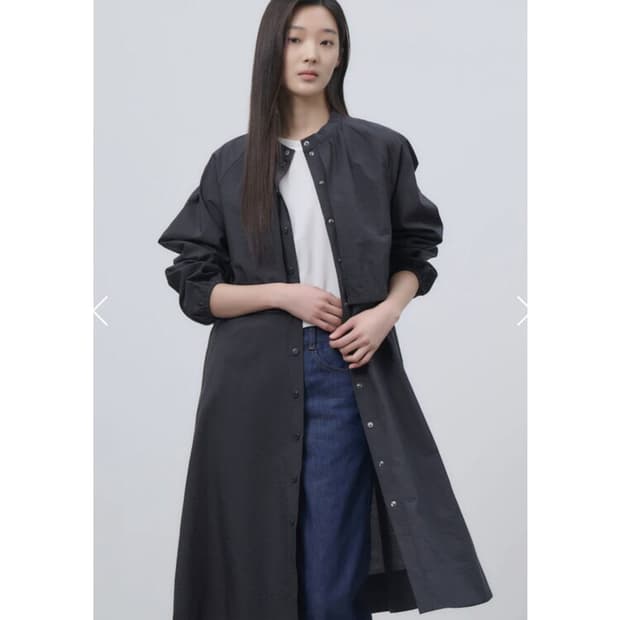 24 빈폴 레이디스 원피스 롱 바람막이 90